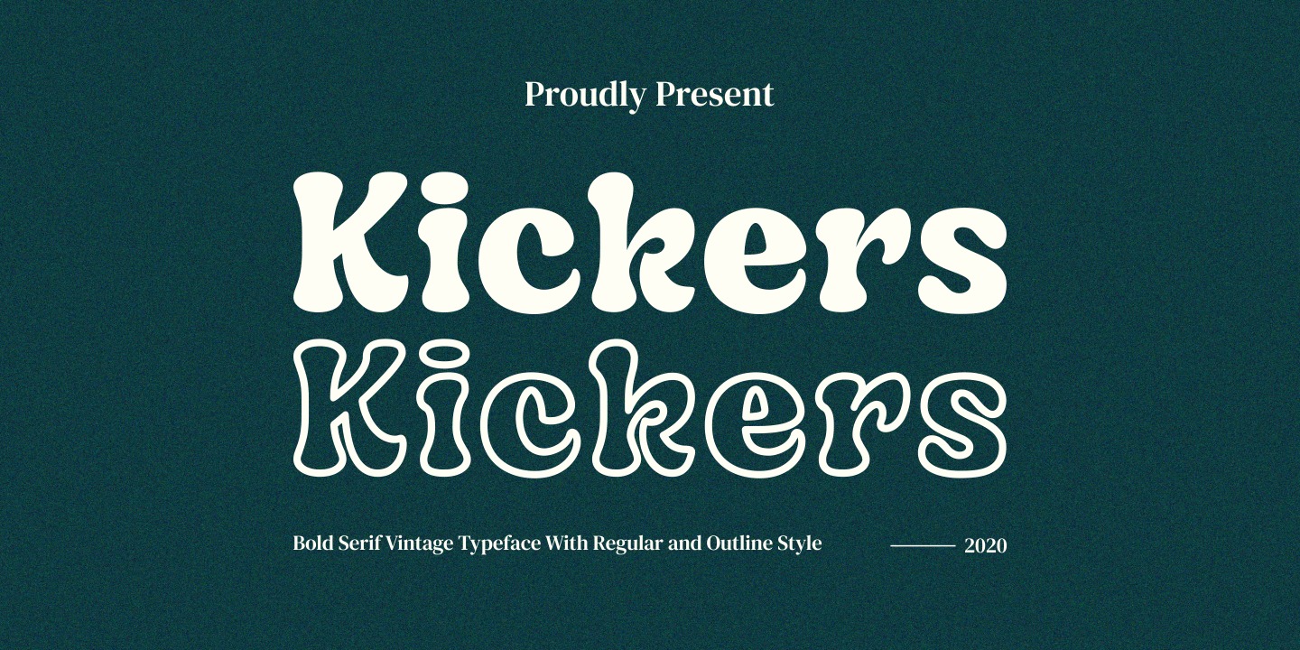 Example font Kickers #1